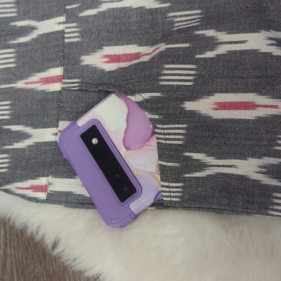 PASSION LILIE  "Betty" Ikat Chambray Shorts ~ NWT - Picture 5 of 13